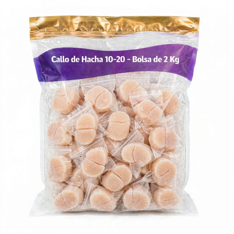 Callo de Hacha 10-20 Congelado – 2 Kg