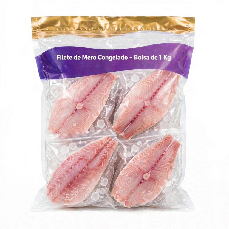 Filete de Pescado Mero Congelado – Bolsa de 1 Kg