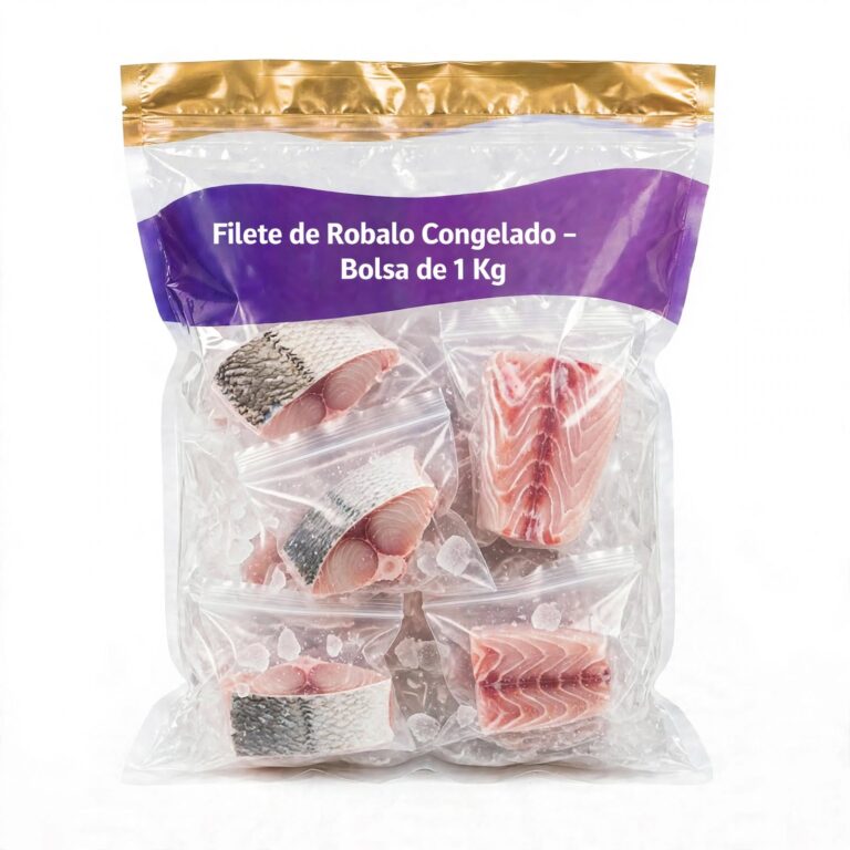 Filete de Robalo Porcionado Congelado – Bolsa de 1 Kg