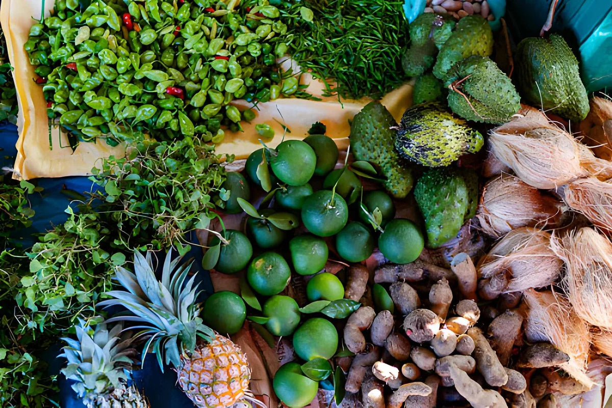 Verduras frescas en Playa del Carmen