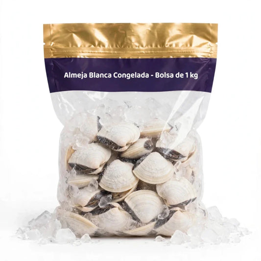 Almeja Blanca Congelada – Bolsa de 1 kg